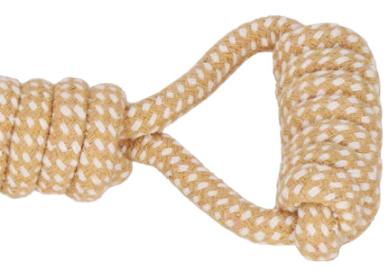 Hondenspeelgoed - Bijtring - Honden - Touw - 30 cm - Lichtbruin