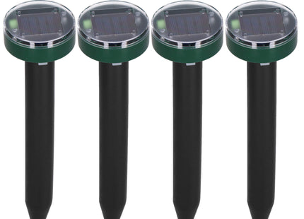 Mollenverjager - Mollenbestrijding -Diervriendelijk - Solar - 4 Stuks