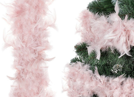 Kerstboa | Kerstslinger | 3 m | Roze