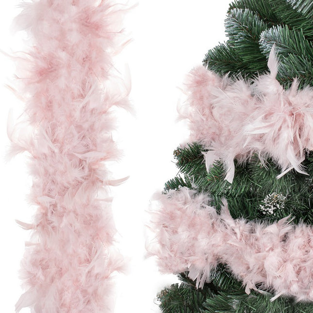 Kerstboa | Kerstslinger | 3 m | Roze