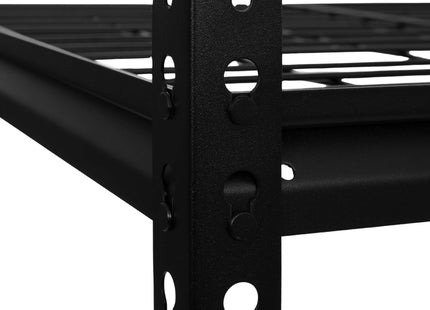 Stellingkast - Opbergrek - 1600 kg Draagkracht - 183 x 150 x 54 cm - Zwart