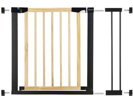 Traphekje | 75 - 82 cm | Traphek | Veiligheidshekje | Metaal | Hout |  Bruin | Zwart