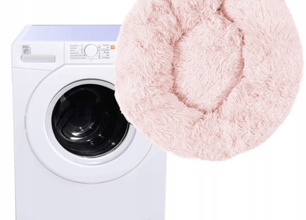 Hondenmand Donut | 50 cm | Licht Roze