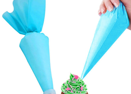 Spuitzak  - Herbruikbaar - Siliconen - Vaatwasserbestendig -  50 X 26.5 CM - Blauw