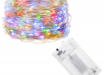 Kerstverlichting | 9.9 m | Batterij  | 100 LED | Multicolor