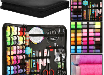 Naaiset | Naaigaren | Naaidoos | Inclusief Etui | 183-Delig | Zwart