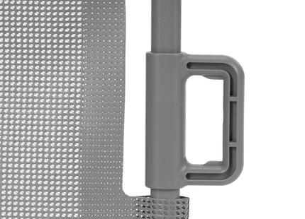 Traphekje - Traphek - Veiligheidsrek - Rolgreep - 162 Cm - Grijs - PVC - Aluminium