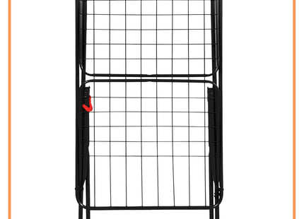 Droogrek - Wasrek - Droogtoren - 3 - Etages - Inklapbaar - Draaibaar - Zwart - Staal - Kunststof - 171 x 53,5 x 97 Cm