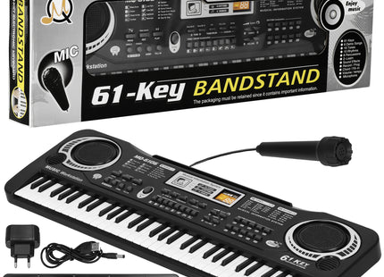 Keyboard - Inclusief Microfoon - Piano - 61 Toetsen