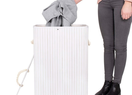 Wasmand | 72 Liter | Wit/Grijs