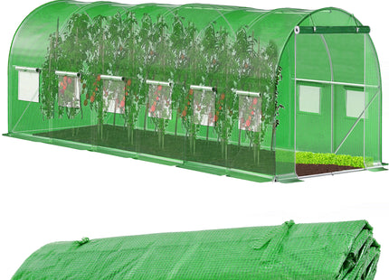 Folie Voor Kweekkas - Tuinkas - Broeikas - Plantenkas -Folie - 600x300x200 CM