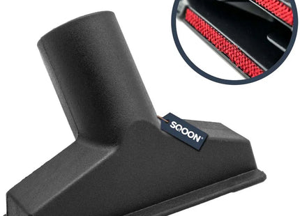 SQOON®  Zuigmond 32 mm Geschikt voor Electrolux, Nilfisk & Numatic - Met rode fluwelen strips - Voor meubels, bekleding & tapijt