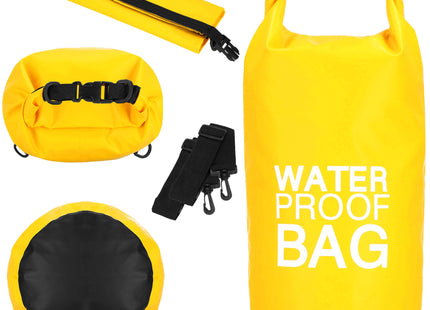 Waterdichte Tas - Rugzak - Drybag - 5 Liter - Geel