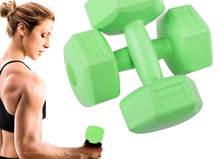 Dumbbell Set - 1,5 KG - Groen - Oefengewichten