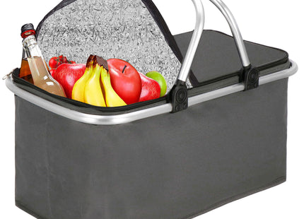 Koeltas | Koelbox | 47x28x23 cm | 30 Liter | Grijs
