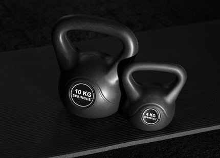 Kettlebell | Zwart | 10 kg