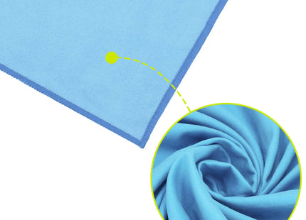 Strandlaken | Badlaken | Strandhanddoek | Microvezel | 180 x 100 cm | Blauw
