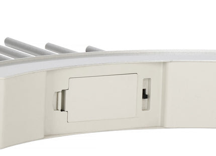 LED Kaarsenbrug | Batterijen | Zilver | Warm Wit
