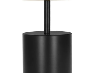 Kandelaar - Metaal - Set Van 2 - Rond - Zwart/Goud