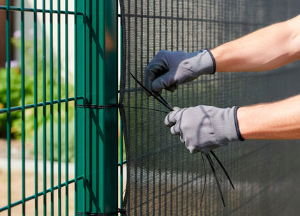 Zichtbreeknet | Zichtdoek | Privacynet | Schaduwdoek | Rol 1,5 x 10 m | 90 % Schaduw | 140g/m² | Antraciet