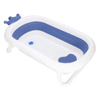 Opvouwbaar Baby Bad - Opvouwbaar - Tot 12 Maanden - 40 L - Blauw - Wit - 83 x 50 x 22,5 cm