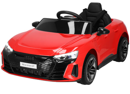 Elektrische AUDI RS E-Tron GT - Elektrische Auto - 12 V Accu - AUX - Aangedreven - Afstandsbediening - Kunststof - Metaal - Zwart - Rood