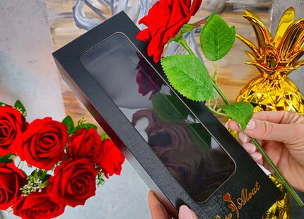 Eeuwige Roos - Geschenkdoos - Geschenkbloem - Liefde - Valentijnsdag - 27 cm