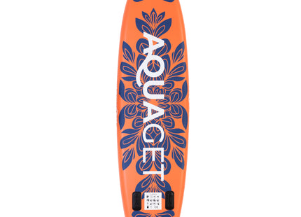 SUP Board - Opblaasbaar Paddle Board - Met Tas - Met Zitje -Inclusief Accessoires - Complete Set - Max. 220KG - 350x86cm - Marineblauw/Oranje