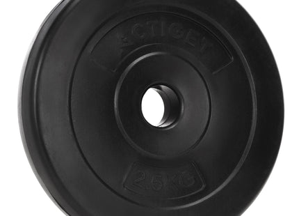 Halterschijf | 1 x 2,5 kg | Kunststof | Zwart | 31 MM