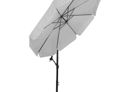 Parasol | Parasols | Kantelbaar | Met Ventilatie | Lichtgrijs | 290 cm