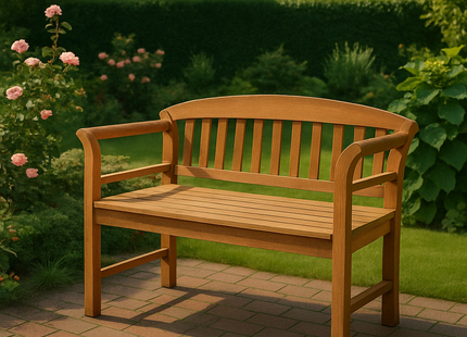 Tuinbank | Tuinbankje | Zitbank Buiten | Naaldhout | 130 x 54 x 80 cm | Medium