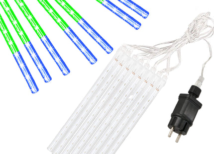 Ijspegelverlichting | Kerstboomverlichting | Met 144 LED Lampjes | 8 Stuks | Multicolor