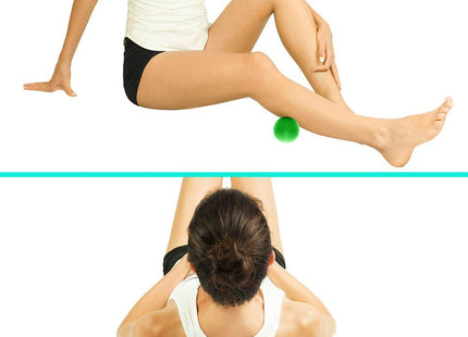 Massage Bal | Triggerpoint Bal | Massage | Lacrosse Bal | Groen | 6 cm