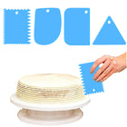 Spatelset - Taartdecoratie - Taartschraper - Glaceermes - Set van 4