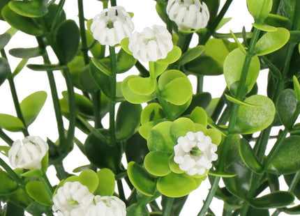 Kunstplant - Kunstbladeren- Sierboeket - Takken - Bloesem  - 33 cm