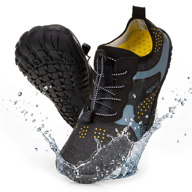 Waterschoenen - AQUA Shoes - Sneldrogend - Rubber - Unisex - Zwart/Blauw - Maat 41