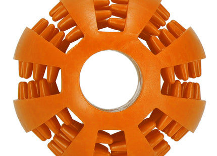 Hondenspeeltje - Hondenbijtring - Rubber - Tandheling - Oranje
