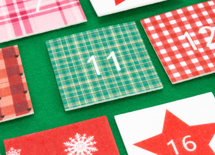 Adventskalender | 24 lades | Vilt | Kerstboom