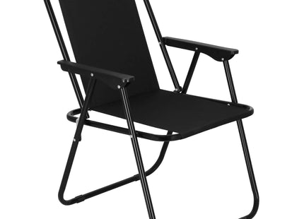 Campingstoel | Kampeerstoel | Vouwstoel | Visstoel | Inklapbaar | Zwart