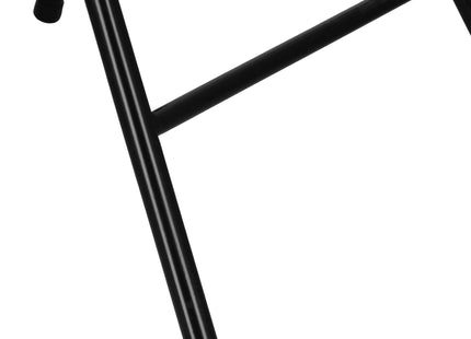 Statafel - Opklapbaar - Horeca Kwaliteit - Inklapbaar - Met vergrendeling - Extra Stevig - Wit/Zwart - Ø 80x110cm