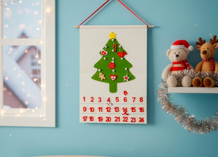 Adventskalender | 24 lades | Vilt | Kerstboom