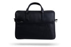 Leren Aktetas - Laptoptas - 14 inch - Zwart - 41 x 31 x 3,5 CM
