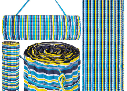 Strandmatras - Opvouwbaar - Kussen - Strepen - 180 X 60 CM - Kleurrijk