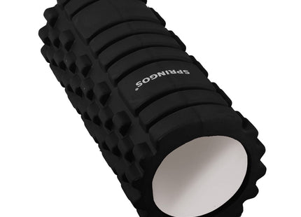Foam Roller | Massage Roller | Trigger Point Massage | Fitness | Medium Hardheid | 33 cm | Zwart