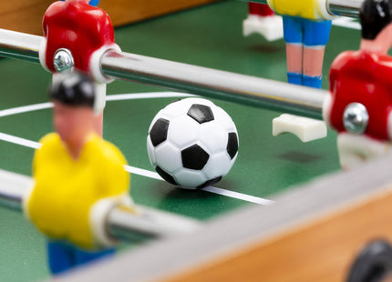 Voetbaltafel - Tafelvoetbal - Tafelvoetbalspel - 2 Ballen - Scoreteller - Hout - 69x61x35 cm -