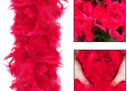 Kerstboa | Kerstslinger | 1,8 m | Rood