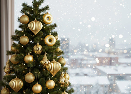 Kerstballen | 12 Stuks | 6 cm | Goud | Onbreekbaar