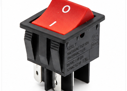 SQOON® Dubbelpolige rode schakelaar geschikt voor Numatic – Vervanger voor 220552