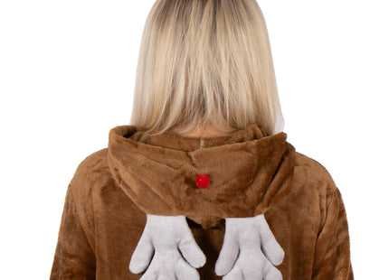 Onesie | Rendier | Maat M | Bruin