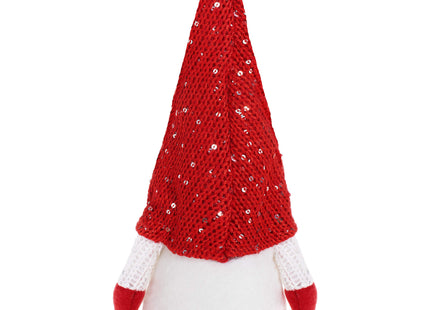 Kerstkabouter - Gnome - Dame - Kerstversiering - 28 cm